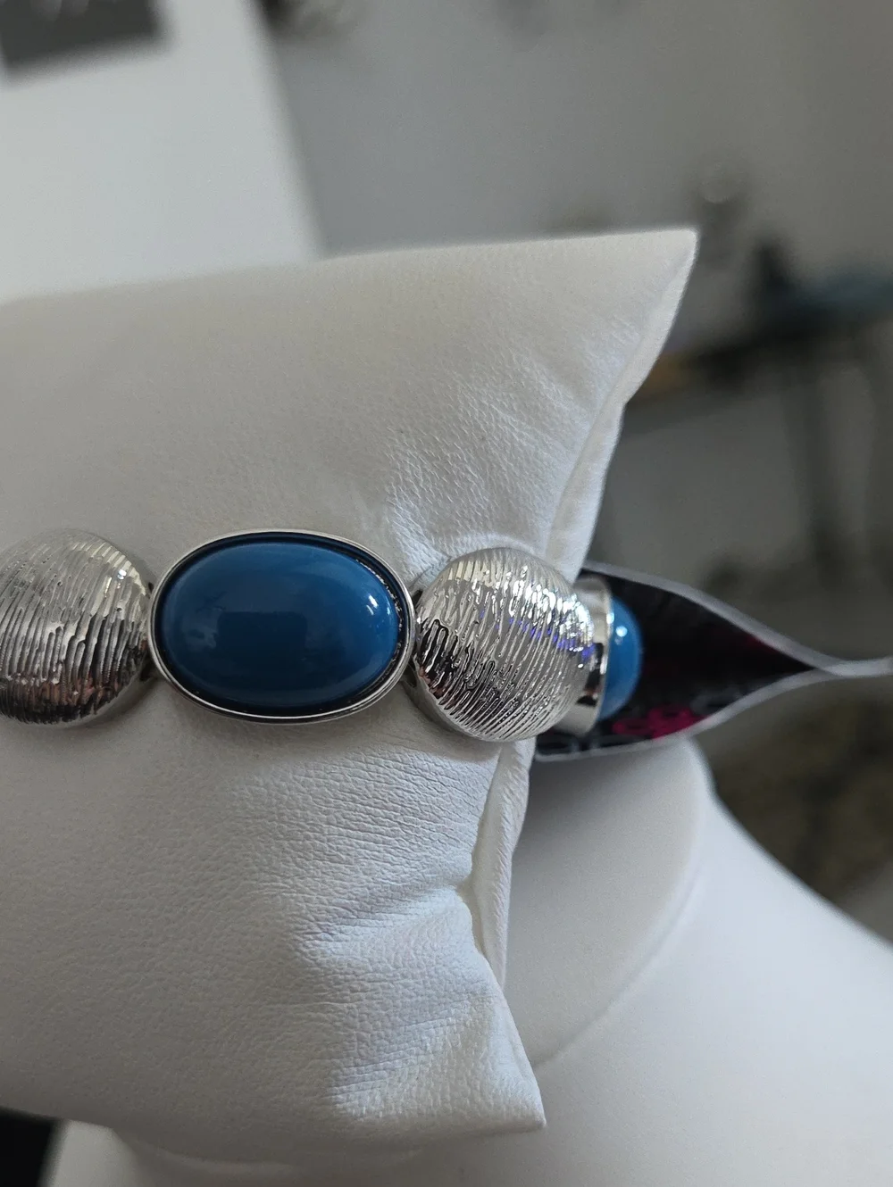Paparazzi Decandently Dewy Blue Bracelet NWT